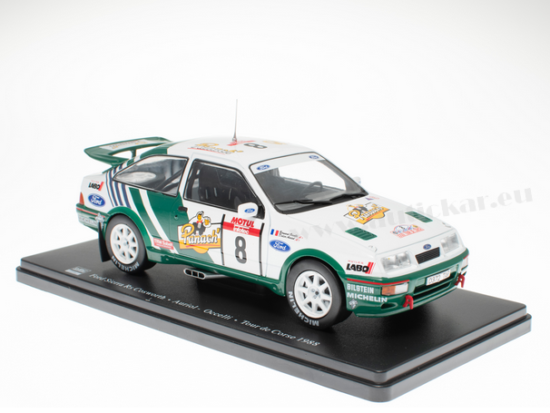 SOLIDO 1/18 Ford Sierra Cosworth Tour De Corse 1987 AURIOL OCCELLI #11