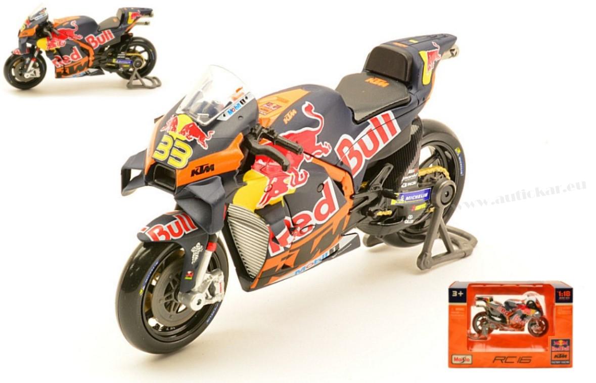 KTM RC16 RED BULL N.33 BRAD BINDER 1:18