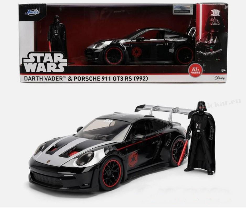 PORSCHE 911 STAR WARS DARTH VADER BLACK 1:24