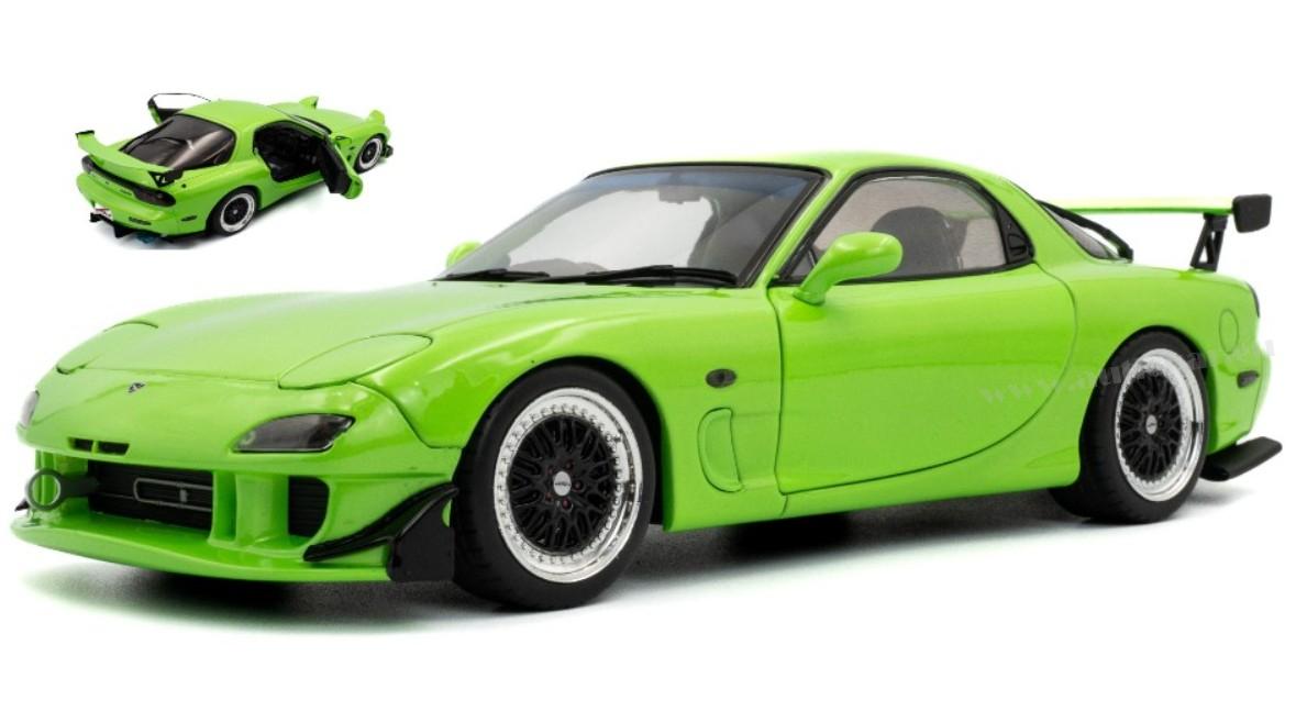 MAZDA RX7 FD3RS SOLIDO WORKS 1999 NEON GREEN 1:18