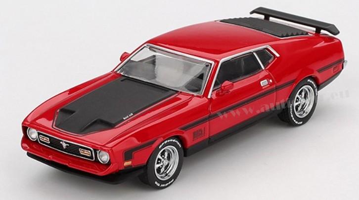 FORD MUSTANG MACH 1 1971 RACE RED 1:64
