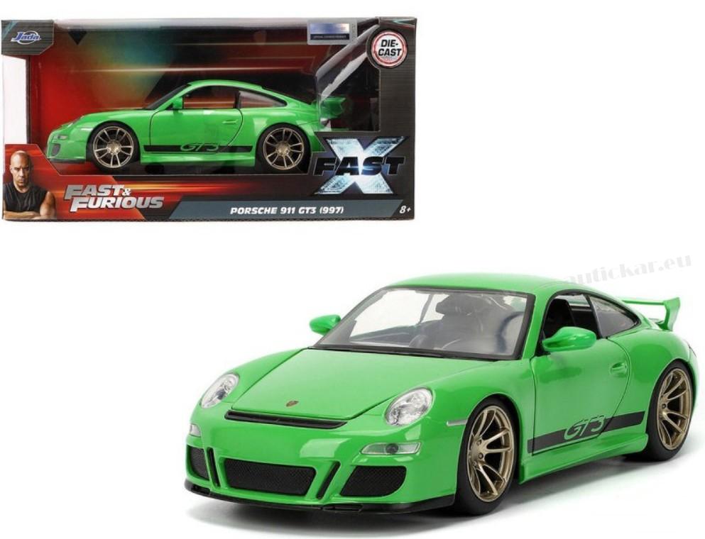 PORSCHE 2007 FAST & FURIOUS GREEN 1:24
