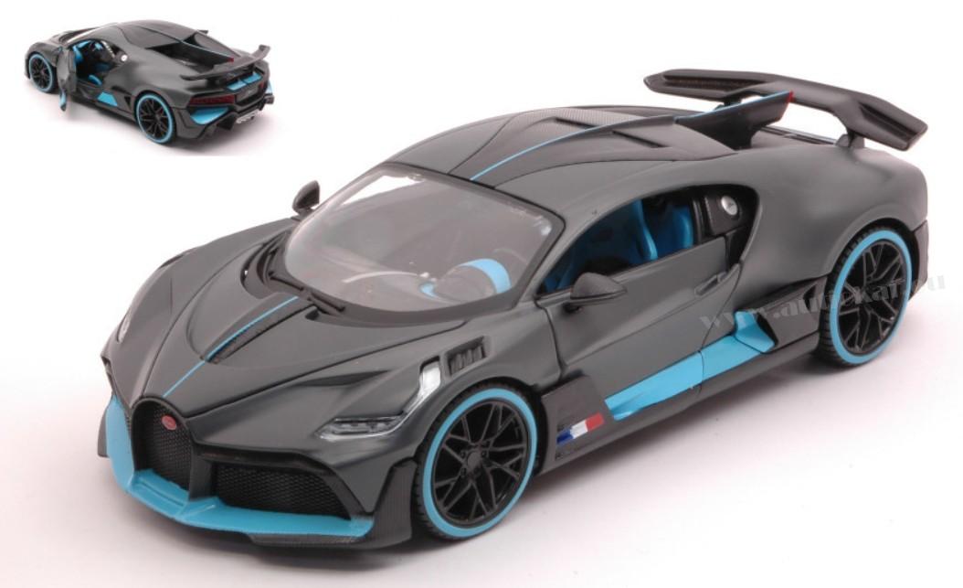 BUGATTI DIVO MATT GREY/MATT LIGHT BLUE 1:24