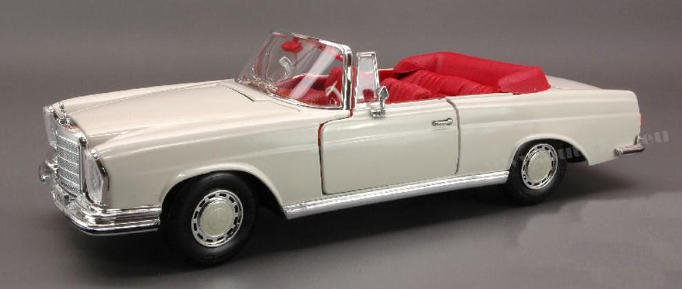 MERCEDES 280 SE 1968 CREAM 1:18
