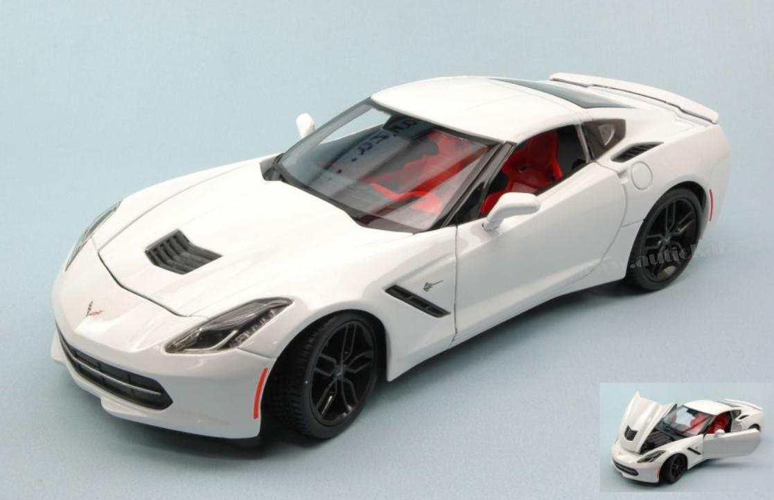 CORVETTE STINGRAY Z51 2014 WHITE 1:18