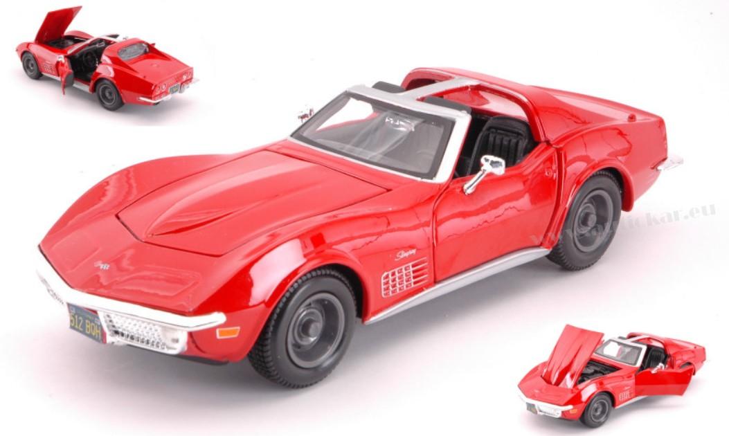 CHEVROLET CORVETTE 1970 RED 1:24