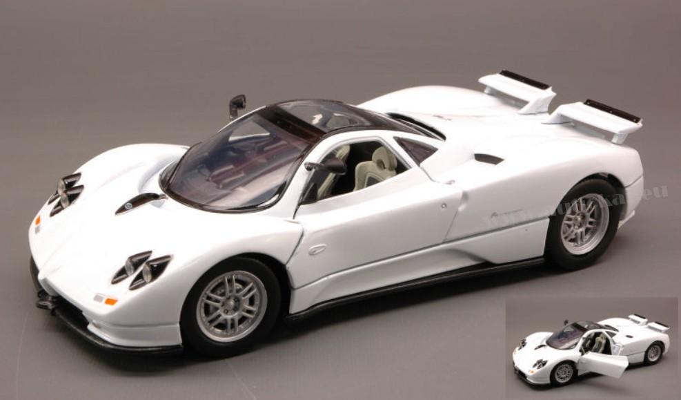 PAGANI ZONDA C12 1999 WHITE 1:24