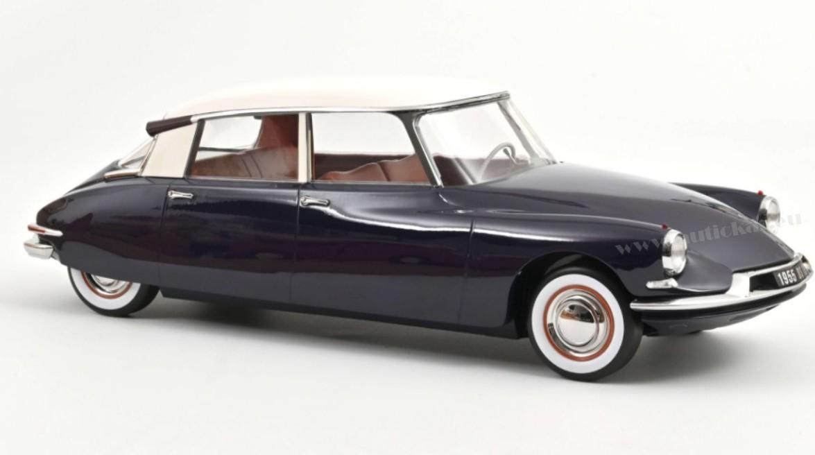 CITROEN DS 19 1955 PURPLE/CHAMPAGNE 1:12