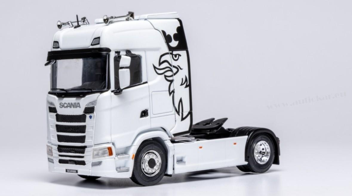 SCANIA S-SERIES 2020 WHITE/DECALS 1:43