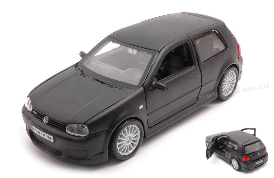 VW GOLF 4 R32 MATT BLACK 1:24
