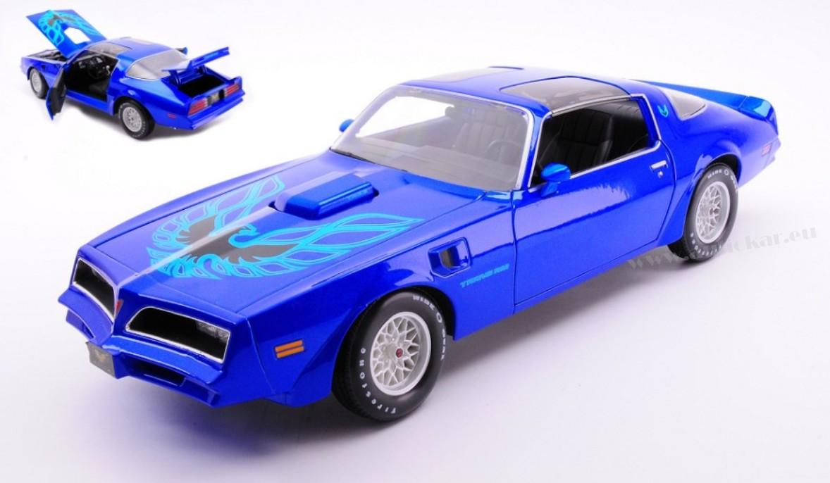 PONTIAC FIREBIRD TRANS AM 1978 BLUE 1:18