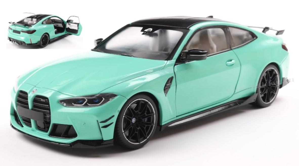 BMW M4 PERFORMANCE PARTS SOLIDO WORKS 2025 TURQUOISE 1:18