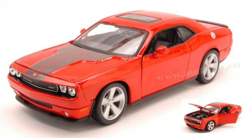 DODGE CHALLENGER SRT8 2008 ORANGE 1:24