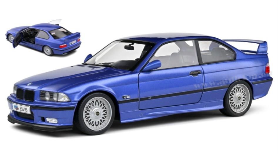 BMW M3 COUPE' 1996 ESTORIL BLUE SOLIDO WORKS 1:18