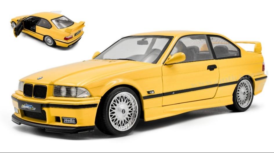 BMW M3 COUPE' 1991 DAKAR YELLOW SOLIDO WORKS 1:18