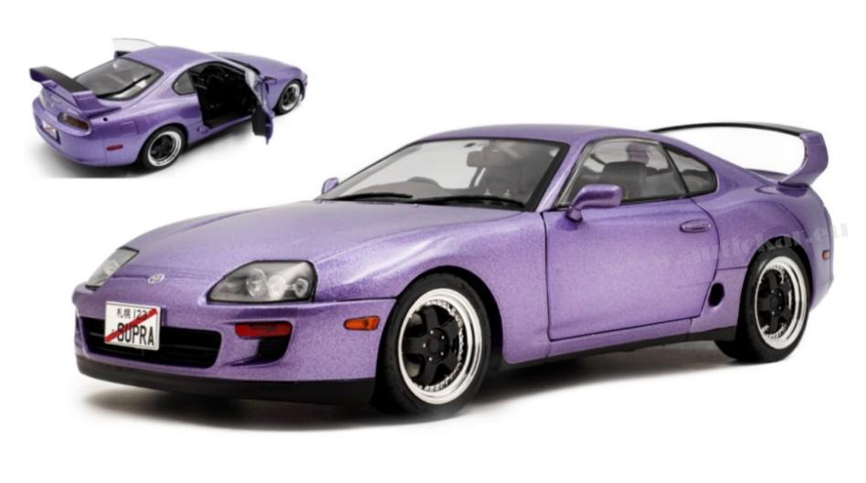 TOYOTA SUPRA MK4 (A80) SOLIDO WORKS 1993 PURPLE 1:18