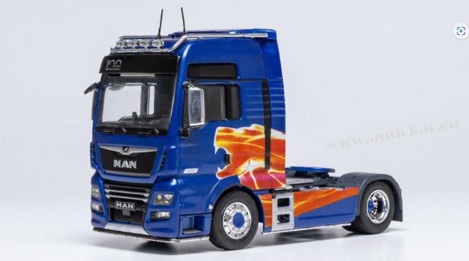 MAN TGX XXL 2020 BLUE/DECALS 1:43