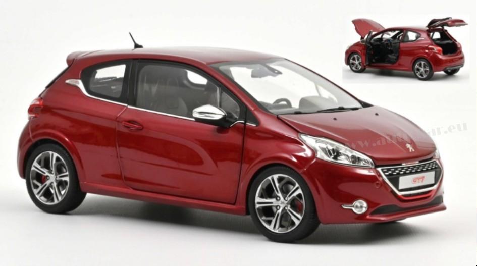 PEUGEOT 208 GTi 2013 RUBIS RED (REPROD) 1:18