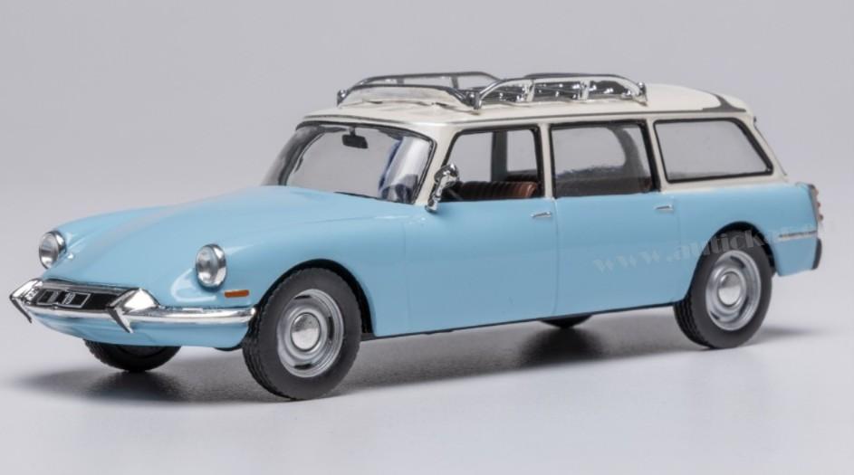 CITROEN ID 19 BREAK 1960 LIGHT BLUE/WHITE 1:43