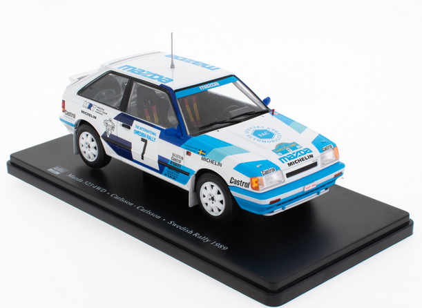 Mazda 323 4WD - Carlsson-Carlsson - Swedish Rally 1989 1:24