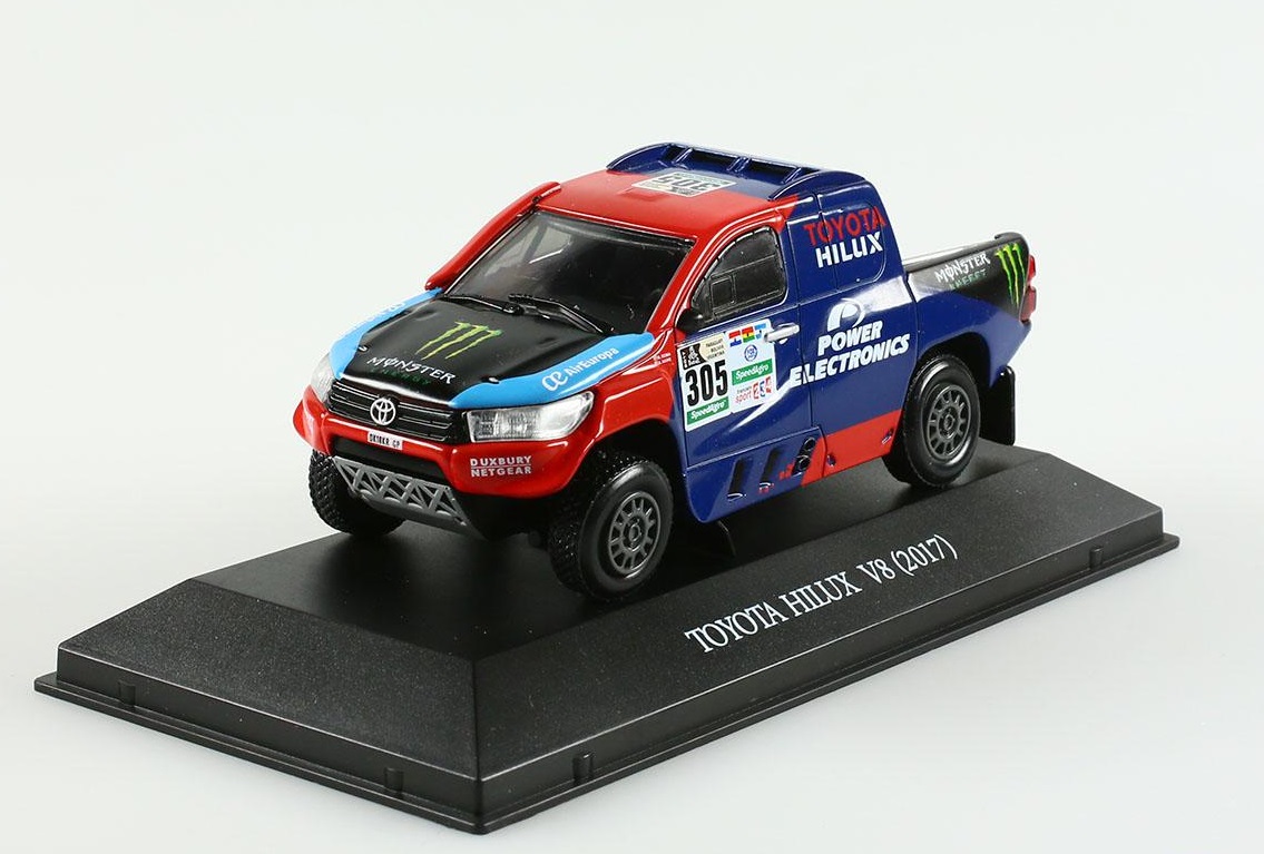 Toyota Hilux V8, N. Roma - A. Haro, Dakar, # 305, 2017