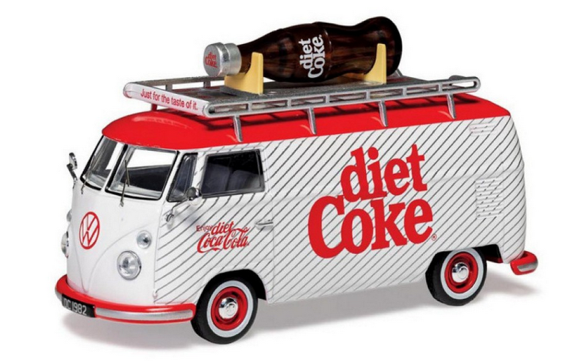 VW TYPE 2 (T1) DIET COKE GIANT BOTTLE 1:43