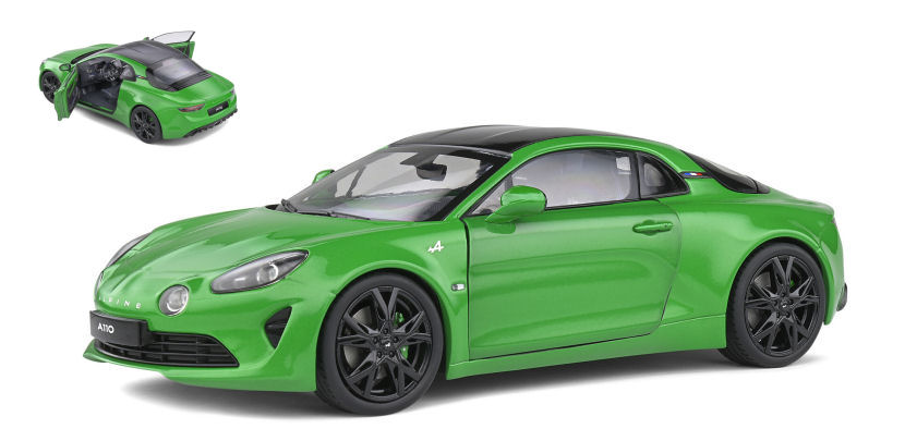 ALPINE A110S HERITAGE COLORS VERT JARDIN 2021 1:18