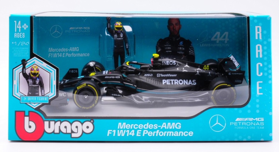 MERCEDES FW14 LEWIS HAMILTON 2023 1:24
