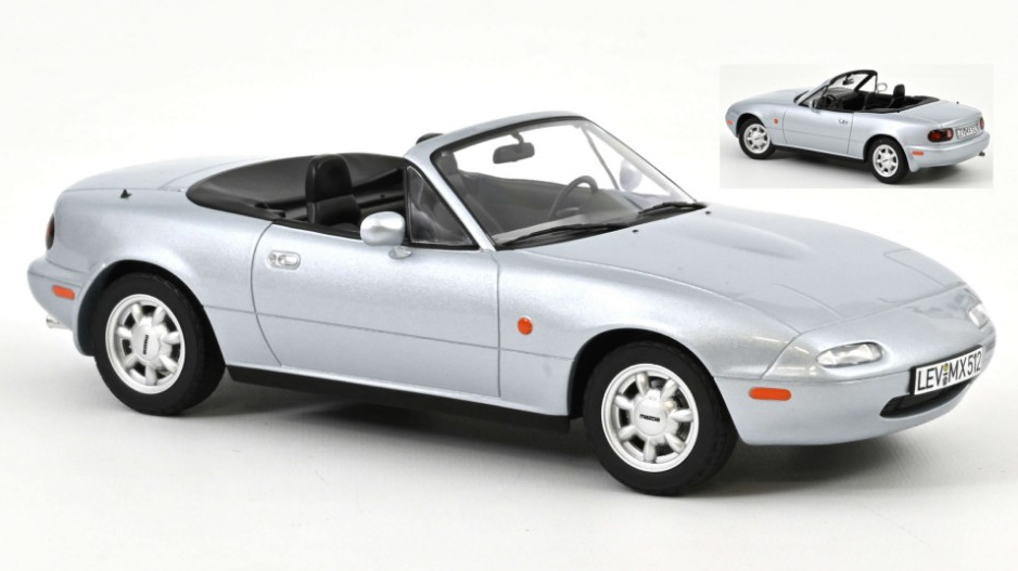 MAZDA MX-5 1989 SILVER 1:18