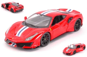FERRARI 488 PISTA RED 1:24