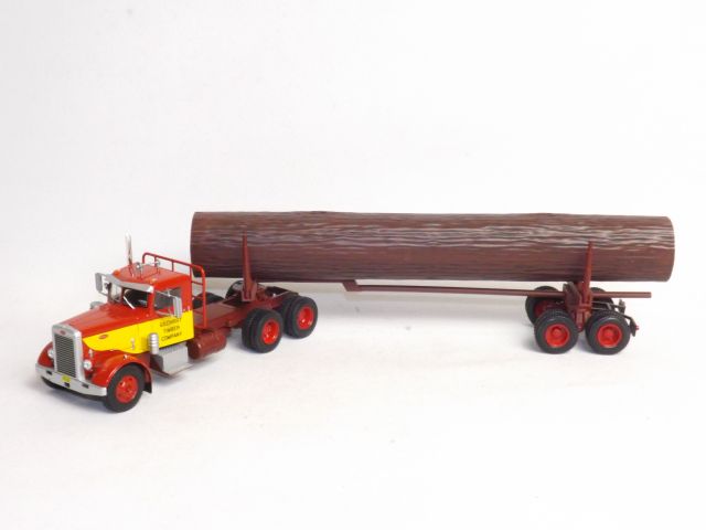  PETERBILT 281 SEMI WOOD TRANSPORT USA CALIFORNIA