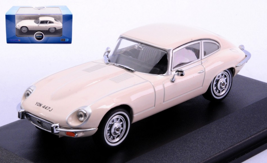 JAGUAR E-TYPE COUPE' V12 LIGHT BEIGE 