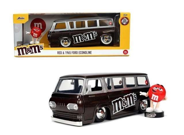 1965 Ford Econoline with red figure *M&M's* 1:24