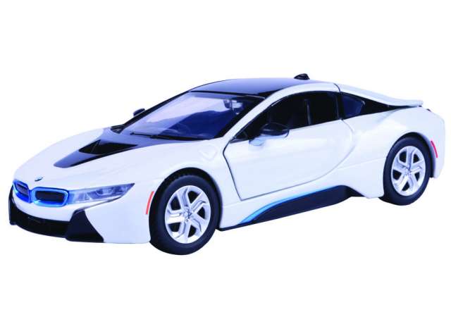 2019 BMW i8 Coupe, white 1:24