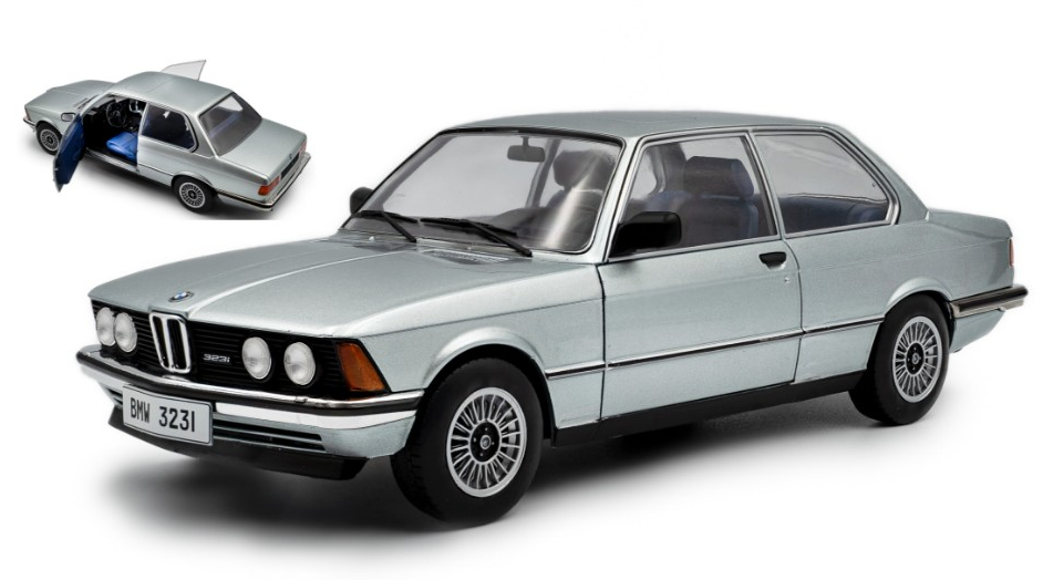 BMW 3-SERIES 323I (E21) 1980 MET.SILVER 1:18