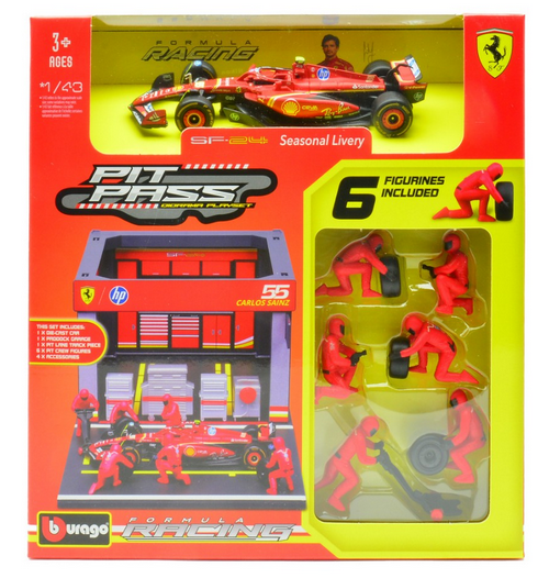 	DIORAMA PIT STOP 2024 SF-24 N.55 CARLOS SAINZ 