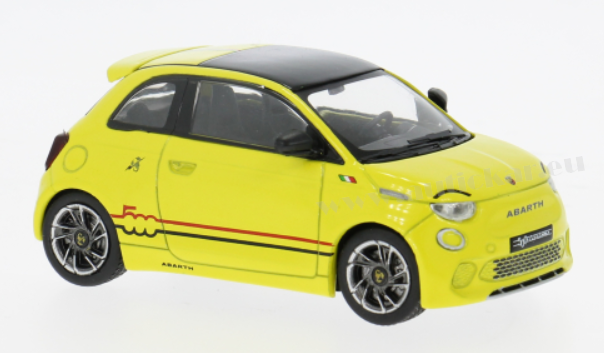 Abarth 500E yellow 2024