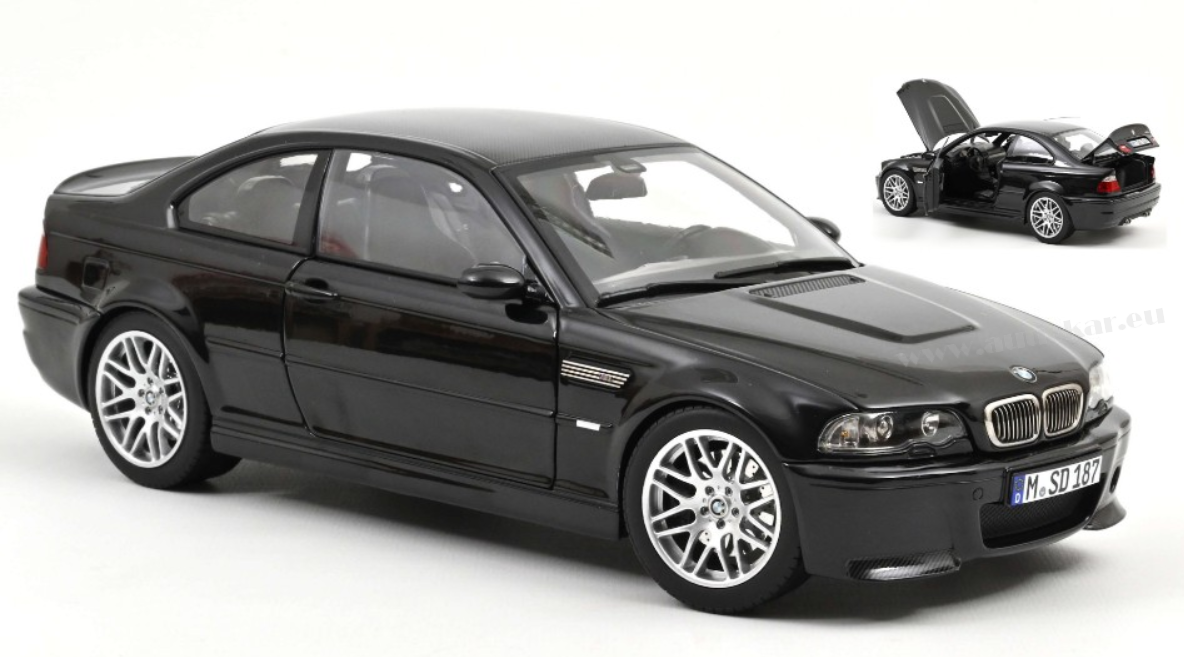 BMW M3 CSL 2003 SAPHIRE BLACK 1:18