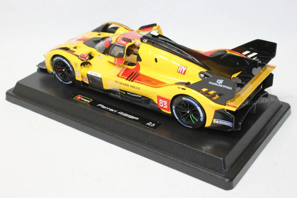 FERRARI - 499P 3.0L TURBO V6 TEAM AF CORSE N 83 WINNER 24h LE MANS 2025 ROBERT KUBICA - PHIL HANSON - YIFEI YE 1:24