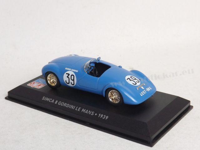 Simca 8 Gordini Le Mans 1949 #50 – Miniature 1/43 Paradcar Plus Résine (SP001)