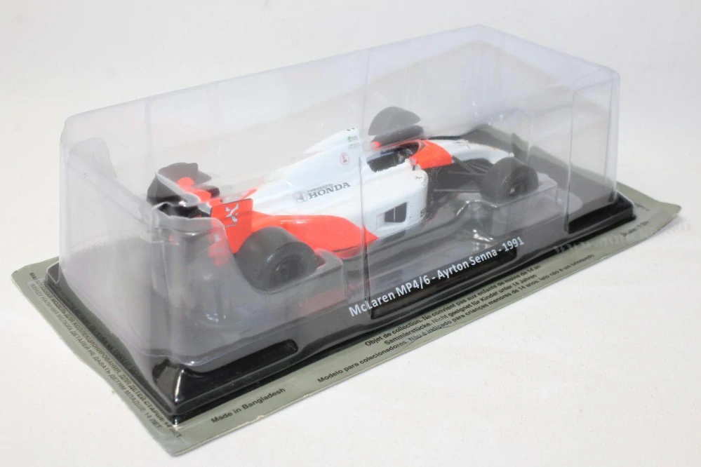 McLaren MP4/6 Honda No.1 World Champion 91 A. Senna 1:24